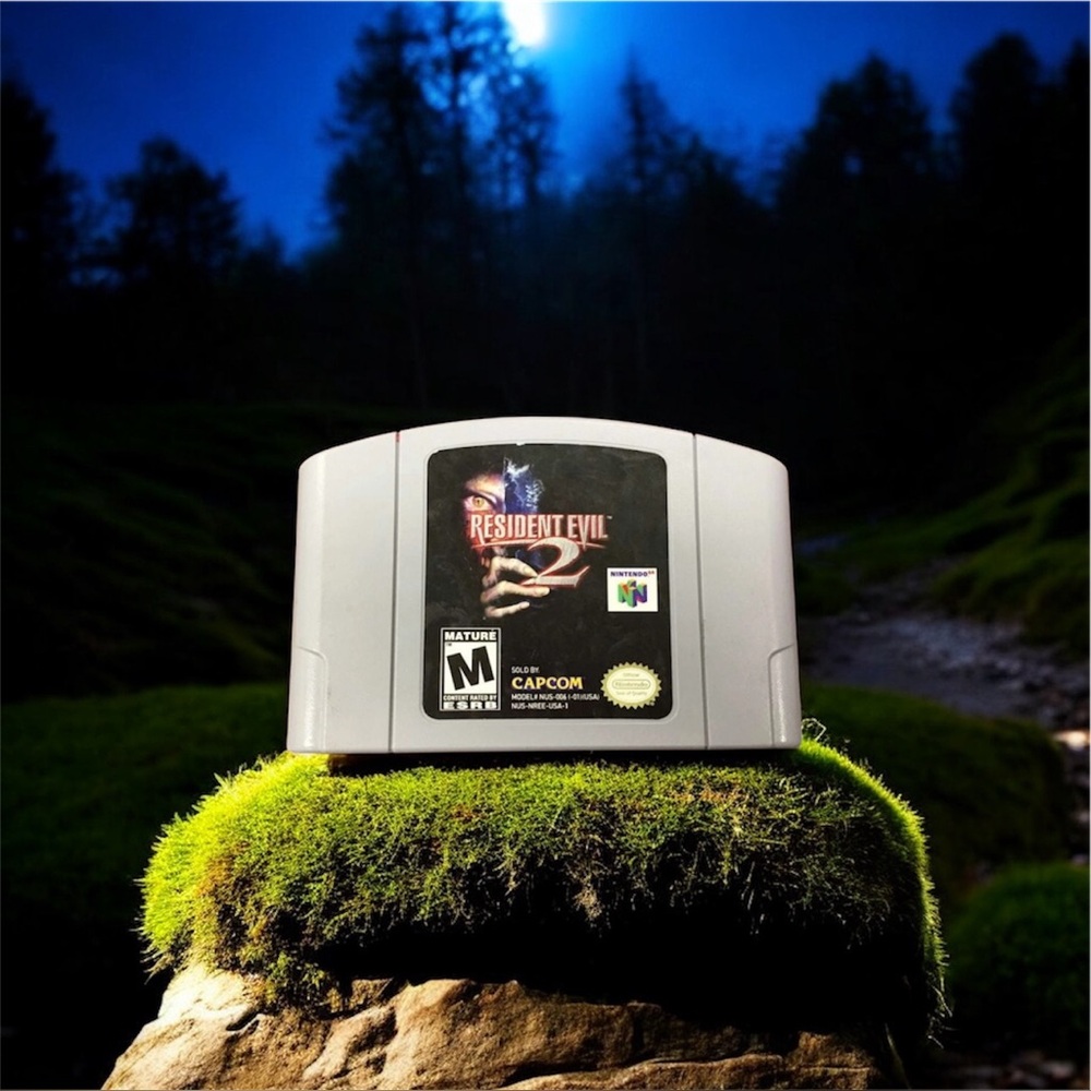 Resident Evil 2 for Nintendo 64 - Gray Cartridge by